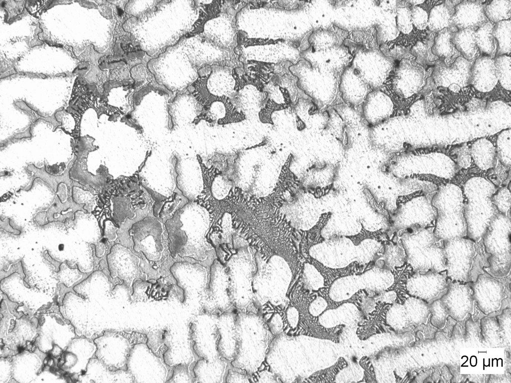 metallography of high-alloy steel