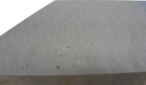 Offshore weld failure analysis from the BP Thunderhorse platform. The darker spots are severe inclusions formed in the welds. Offshore weld failure analysis from the BP Thunderhorse platform
